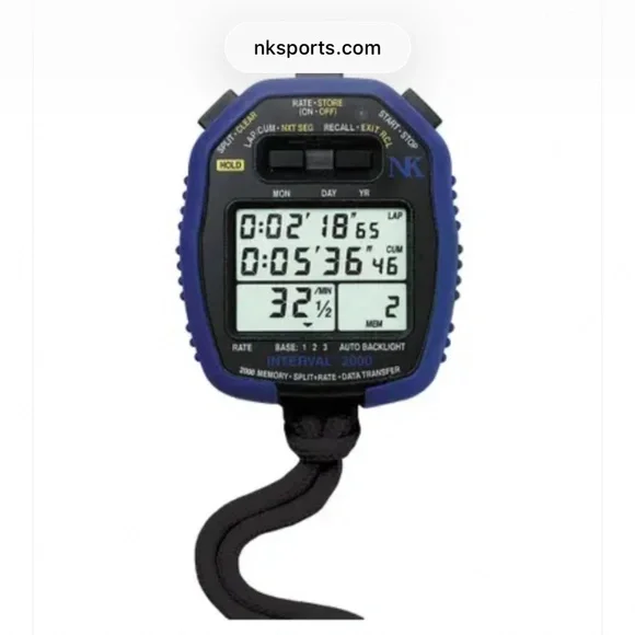 NK Sports Interval/Split Rate Watch for Rowing - Picture 2 of 2